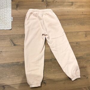Aritzia Fleece Joggers - Blush